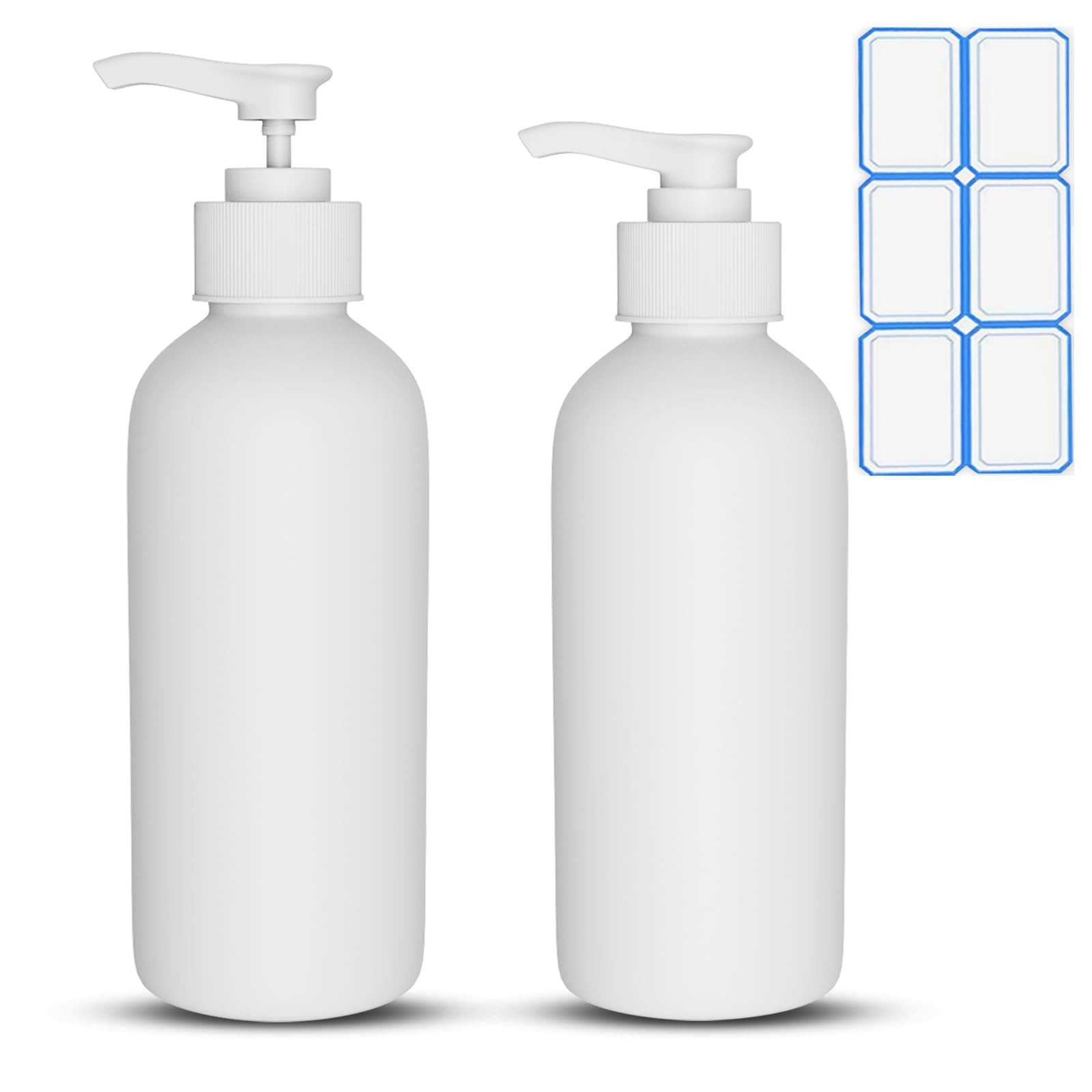 Photo 1 of DTDNZKN 2 Pack 10 Oz (300ml) Pump Bottles Dispenser for Massage Oil, Liquid Soap with Labels