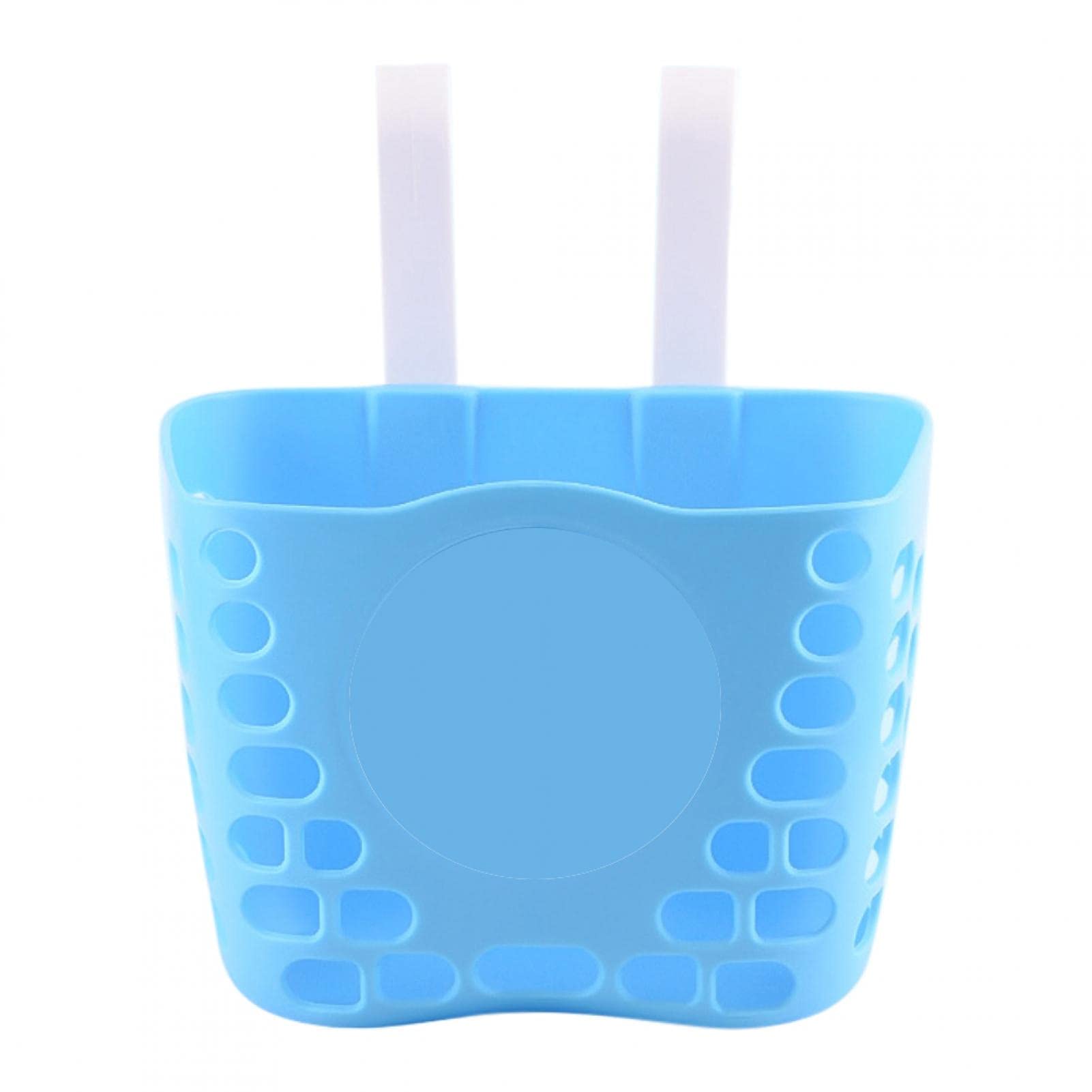 Laluky 1 Pack Bike Basket, Kids Bike Basket fo Girls & Boys Bike, Kid's Bicycle Front Handlebar Plastic Basket, Kids Bicycle Accessories(Blue)