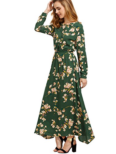 Black maxi dresses for women with sleeves