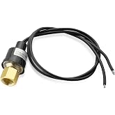 SHP600475 High Pressure Switch, Opens at 600 Psi, Closes at 475 Psi, Automatic Reset, Compatible with Air Conditioning, Refrigeration, Hydraulic &amp; Industrial Systems