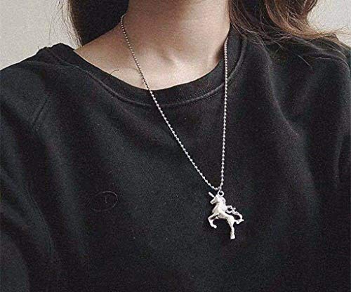 Kinteshun Unicorns Charm,Holy Horse Animal Charm Pendant Bead for DIY Jewelry Making Findings(20pcs,Silver Bronze and Gold Tones) - Thumbnail 6