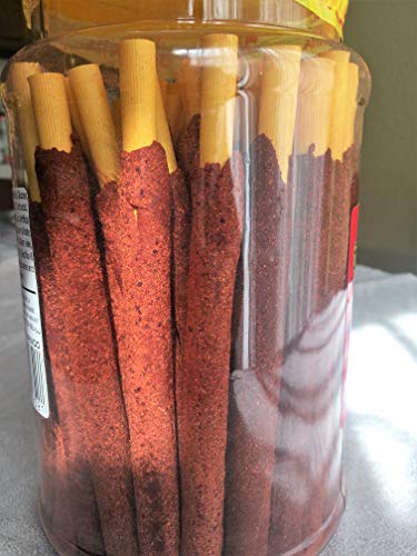 Banderilla Poptirico Tamarindo Vitrolero 1 kg. 50 piezas. Banderilla Poptirico Candy Sticks Tamarind Flavor & Chili 1kg. 50Pieces.