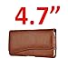 for iPhone 8 Belt Clip Case ,iPhone 7 6S Belt Holster, kiwitatá Horizontal Premium PU Leather Holster Pouch Case Cell Phone Holder Cover for iPhone 6/7/8 (Fits Phone with Slim Case On)