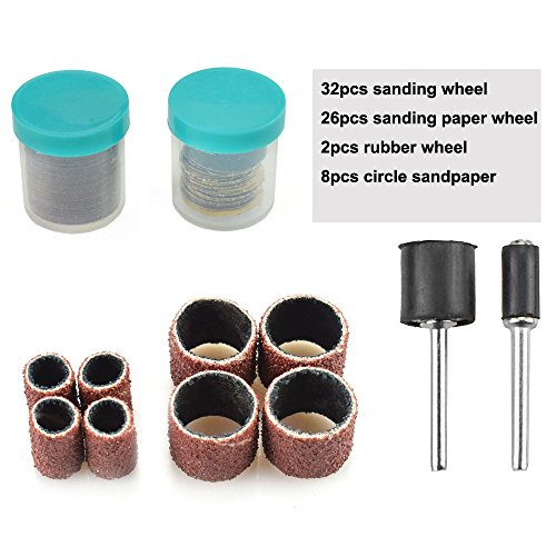 image for Rotary Tool Accessory Bit Sanding Set for Grinding Polishing Cutting 1