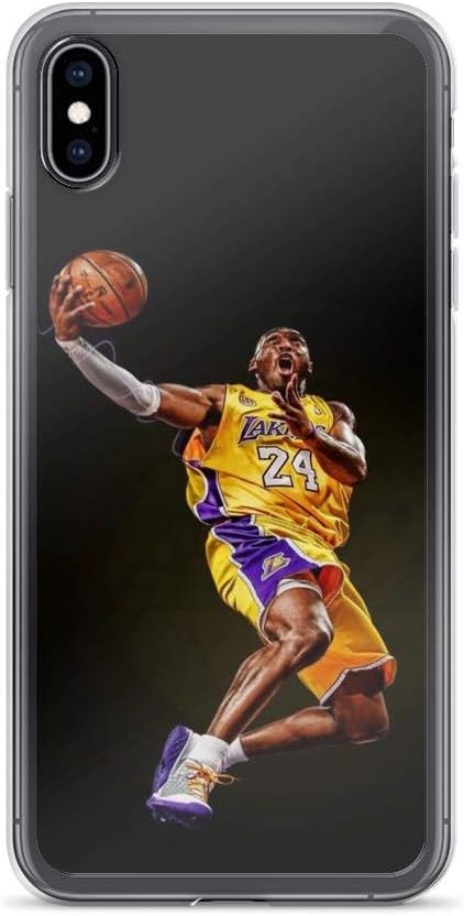 Compatible with iPhone 11 X/XS Case Kobe Bryant 24 Pure Clear Phone Cases Cover