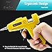 Fayogoo Hot Glue Gun Mini, Glue Gun with Glue Sticks 40 Pcs, Low Temperature Hot Melt Mini Glue Gun for Household DIY Arts Crafts Decoration Repair Sealing in Home Office School, 20 Watt, Yellow