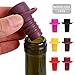Silicone Wine Stoppers, Bottle Stopper, Wine Bottle Cork,3-Pack in Multi-Color Reusable Wine Bottle Caps/Beer Sealer Cover by Shellvcase(Random Color)