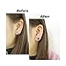 AmzonBasics - Original Magic Earring Lifters, Adjustable Earring Backs (Hypoallergenics) - 1 Pair 18k Gold, 1 Pair Silver, 1 Pair Rose Gold - Ear Lobe Support | Luxury Case