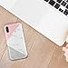 iPhone X Case, iPhone 10 Case, LUMARKE Girls Women Pink White Marble Best Protective Slim Fit Heavy Duty Cute Thin Clear Silicone Bumper TPU Cover Phone Case for iPhone X