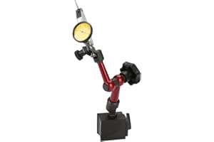 ESTINK Dial Test Indicator, Magnetic Indicator Arm, Flexible Magnetic Base Small Indicator Stand Magnetic Base Holder Stand, for Testing for Measuring Measuring Tool Adjustable Dial Tool
