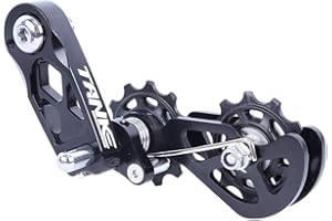 Bike Single Speed Chain Tensioner Roller for 8 Speed up to 12 Speed Chain Bicycle Chain Guide Double Pulley Chain Tension Adj