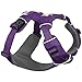 Ruffwear, Front Range Dog Harness, Reflective Soft Padded Everyday Harness with Dual Leash Clips, Adjustable and Lightweight Fit for Training or Walking for All Dogs, Tillandsia Purple, X-Small