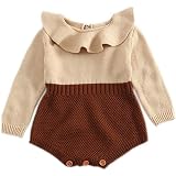Geagodelia Oversized Knitted Baby Jumper - Cotton Blend Raglan Sleeve Pullover Sweater For Newborns, Toddlers & Kids