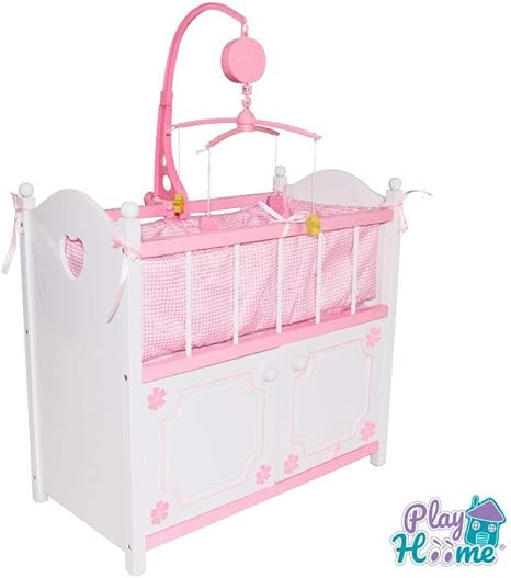 cuna bebe juguettos
