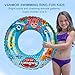 Vanmor Swim Rings Whirl Tube Colorful Pool Float Kids Cartoon Painting Inner Tubes Inflatable Donut Raft Foam Innertube Swimming Toy Set for Kids Gift Summer Beach Pool Party Decorations (3 Pack)