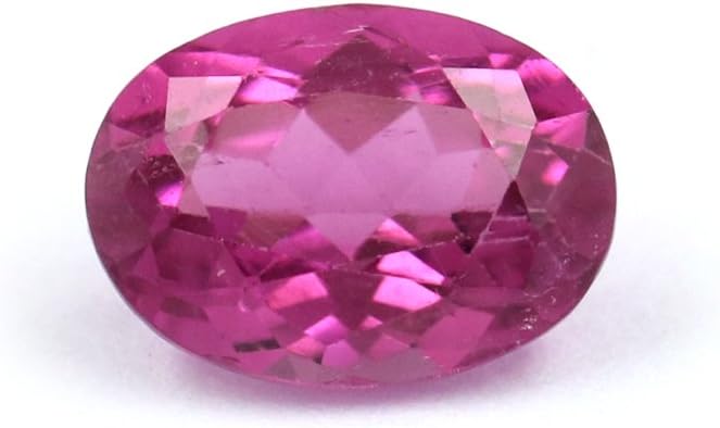 DVG Natural Rubelite Tourmaline Oval 1.60 Carats TCW Fine Lustre Gems Brazil