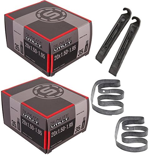 Sunlite Utili-T Inner Tube 63633 20" x 1.50 - 1.95" Value Pack (2 Pack Kit)