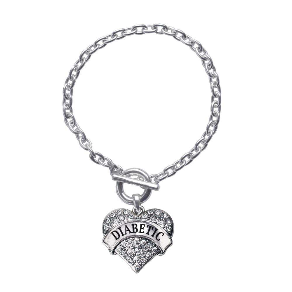 Inspired Silver - Diabetic Silver Toggle Bracelets