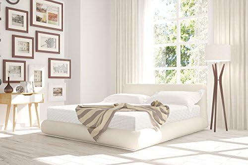 Eleganceinlife 8 Inch Memory Foam Mattress with Natural Bamboo Cover Supreme Quality CertiPUR-US Certified with Open-Cell Technology Eco-friendly AloeVera plant Based oil Completely Odorless (Twin XL)