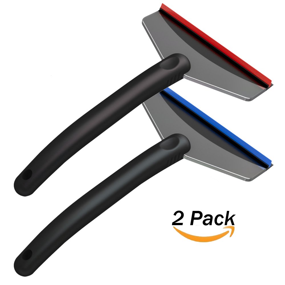 国際ブランド Fonyステンレスice Scraper拡張曲線美滑り止めハンドルとtpr水ワイパーバー 雪ice Scraper Removal For Suv車 トラックand Vans L Fbr 1 B078jrl7gz Blue Red 魅力的な Lactld Org