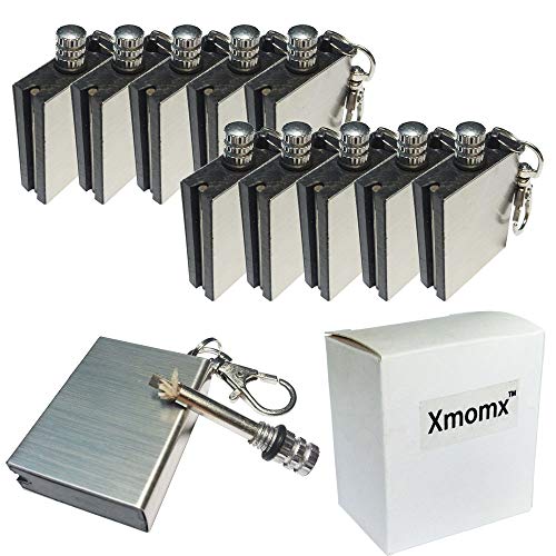 Xmomx 10 x Hiking Emergency Survival Camping Fire Starter Flint Metal Match Lighter