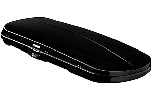 Yakima GrandTour Lo Aerodynamic Low Profile Rooftop Cargo Box with Removable Torque, Optimized Hatch and Flattened Floor for Cars and Wagons