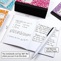 Mini Composition Notebook, Cute 30 Pack 5 Pastel