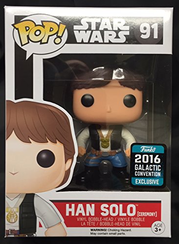 Funko - Figurine Star Wars - Han Solo Ceremony Exclu Pop 10cm - 0849803087180