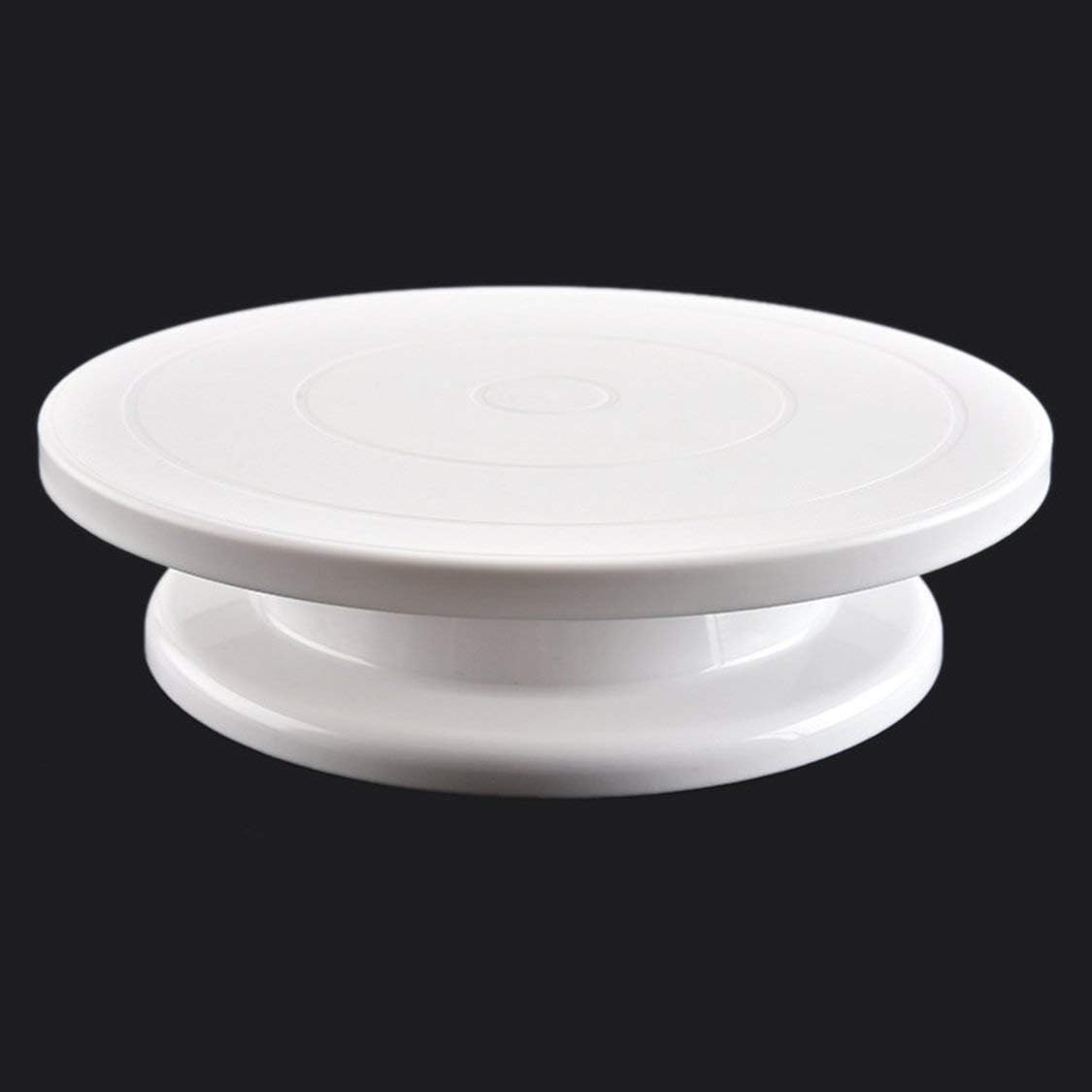 Cake Decorating Turntable Baking Cake Turntable Plastic Rotating Round Plastic Rotary Table Turntable Cake Plate