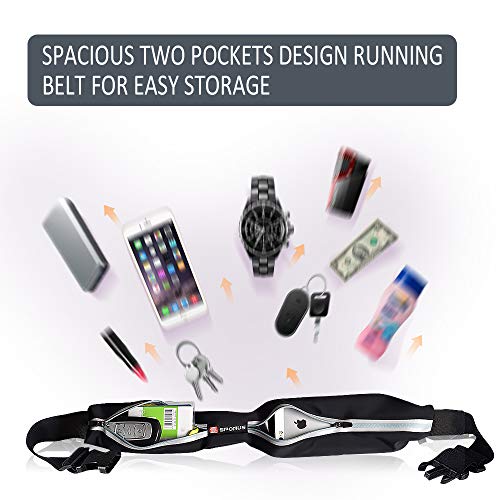 image for SPORUS Running Waist Belt, Adjustable Cycling Fanny Bag for iPhone Mul