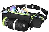  AIHOLES★PREMIUM QUALITY★Outdoor Water Resistant Hydration Running Waist Pack Bag with Water Bottle (Not Included) Holder,Fits Large Smartphones,Iphone 6 Plus with OtterBox