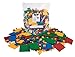 Premium Red, Green, Blue, and Yellow Building Brick and Platform Set - 1,000 Piece, 9 shapes - Compatible with All Major Brands