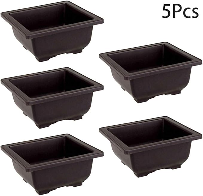 Macetero, 5PCS / Juego Imitación Púrpura Arena Plástico Balcón