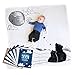JumpOff Jo - Baby Bundle: Baby Swaddle Blanket & 24 Milestone Cards - Photoshoot Props, Soft Breathable Blanket, 47