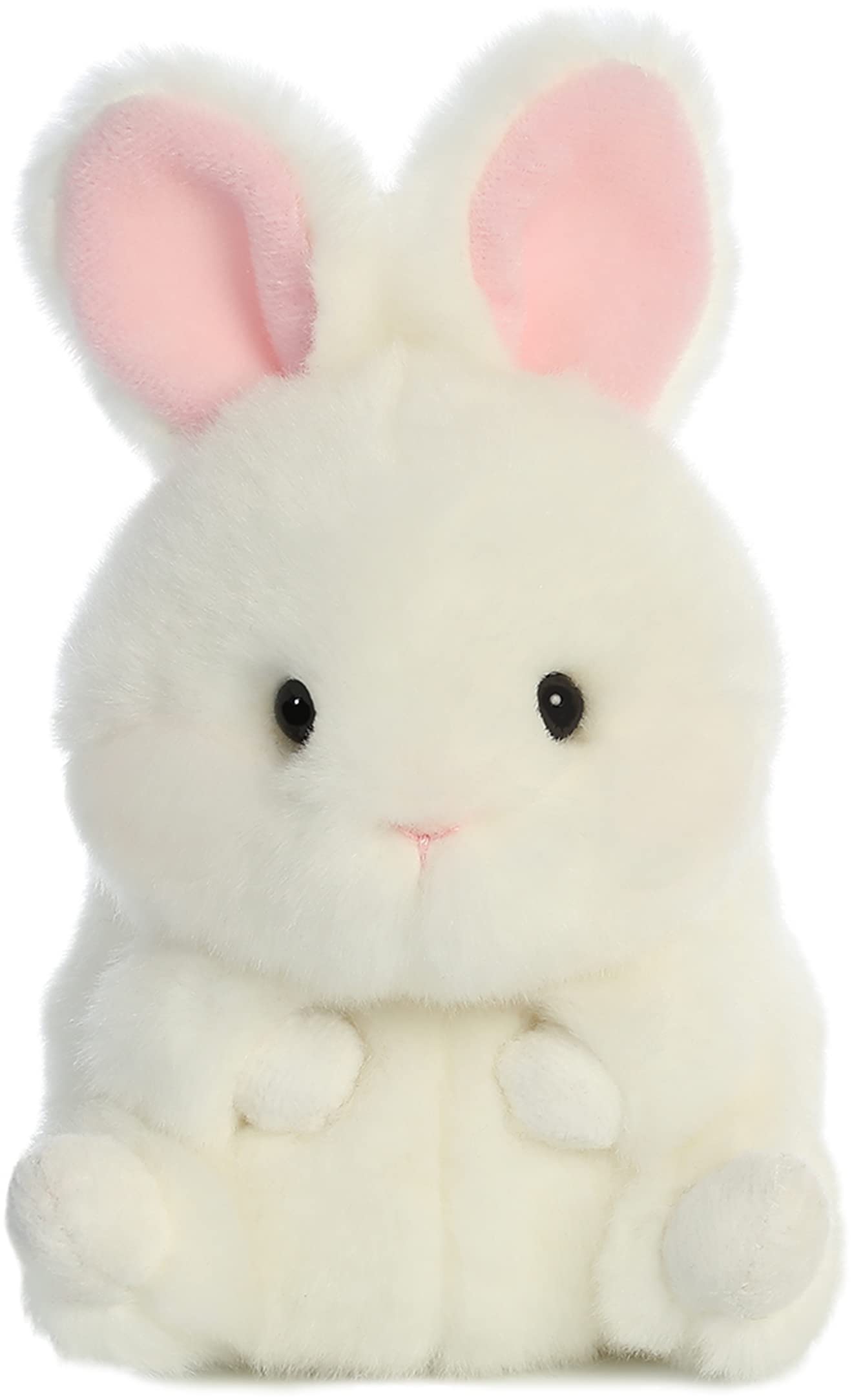 Photo 1 of Aurora® Round Rolly Pet™ Bunbun Bunny™ Stuffed Animal - Adorable Companions - On-The-Go Fun - White 5 Inches