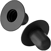 Bigmeta 2 Pcs Pool Pump Filter Hole Plugs for Above Ground Pool | Compatible with Intex Coleman Bestway Pools(Black)