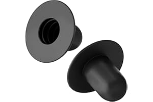 Bigmeta 2 Pcs Pool Pump Filter Hole Plugs for Above Ground Pool, Compatible with Intex Coleman Bestway Pools(Black)