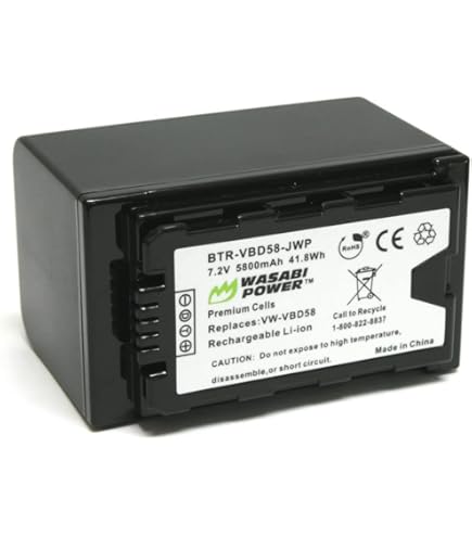 Amazon.com : Digital Nc Panasonic AG-VBR89G High Capacity