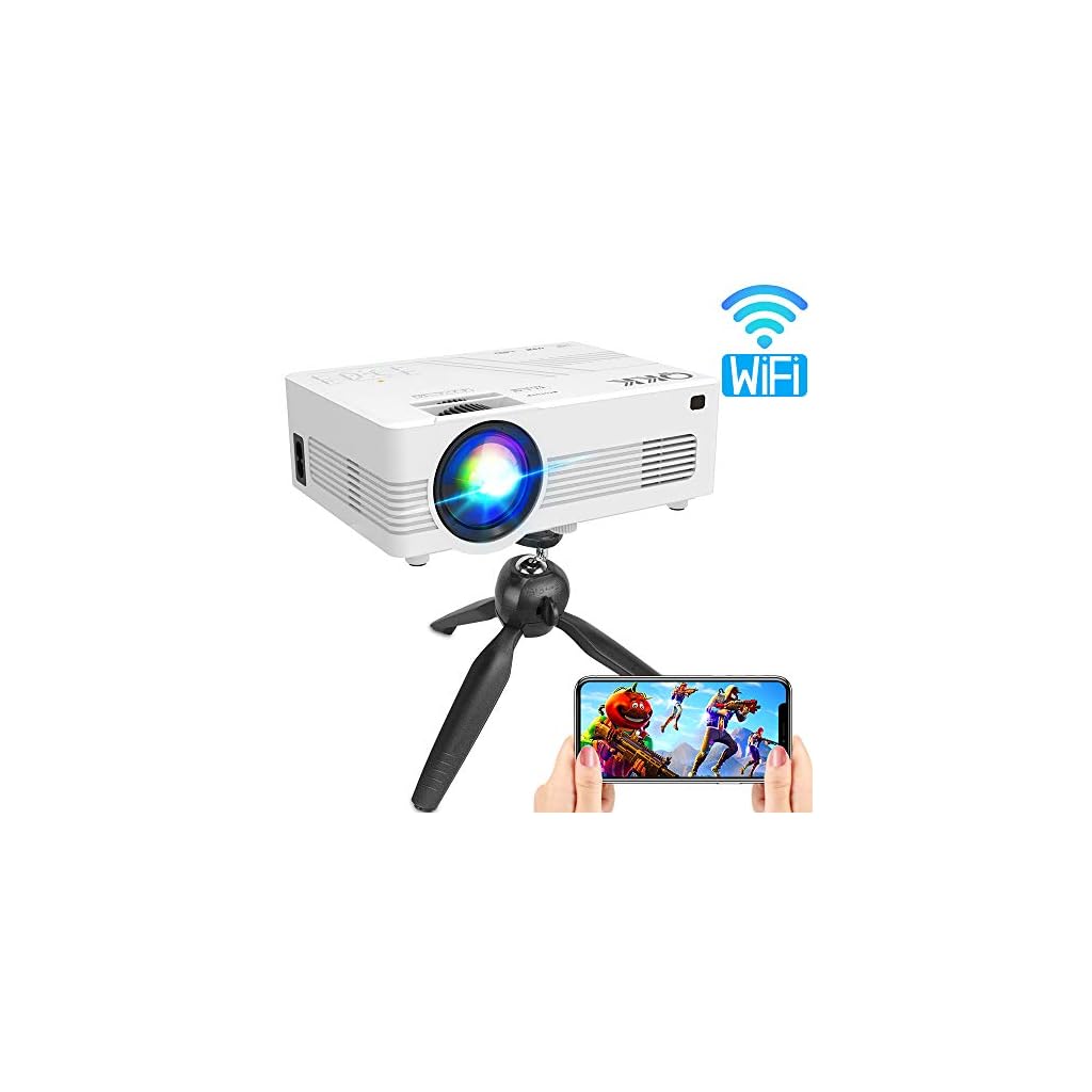 QKK QK03 Review 6500 Lumens WiFi Projector • Techapa
