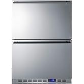 Summit 24” Freezer with Ice Maker, Built-in Outdoor Freezer, 4.7 cu.ft. Capacity, Stainless Steel- SPFF51OSIM on Fridge.com