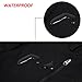 Spvoltereta Outdoor Thick Warm Women Straight Leg Pants Quick Dry Waterproof & Windproof With Fleece Liner For Hiking Trekking Snowmobiling Skiing (8, Black)