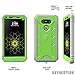 LG G5 Case, POETIC Revolution Series [Premium Rugged][Shock Absorption & Dust Resistant] Complete Protection Hybrid Case w/ Built-In Screen Protector for LG G5 (2016) Green/Gray