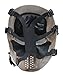 Outgeek Tactical Airsoft Mesh Mask Protective Full Face Costume Mask(Forest)