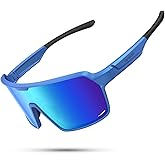 Lamicall XL Size Polarized Sports Sunglasses for Men Women, Large UV400 Protection Sun Glasses, Running Cycling Baseball