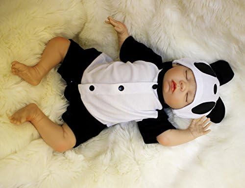 ZIYIUI 20 Inch 50cm Reborn Baby Dolls Boy Reborn Toddler Dolls Vinyl Soft Silicone Girl Toys Real Life Sleeping Baby Dolls Newborn Baby Boy Doll Best Xmas Gifts for Children - Image 5
