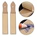 Looneng Sandpaper Block and Blending Stumps Sketch Drawing Tools Set, 8 Pieces