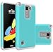LG G Stylo 2 Case, LG Stylo 2 V Case, OEAGO [Drop Protection] [Shock Proof] - Hybrid Dual Layer Rubber Plastic Impact Defender Hard Case Cover Shell for LG Stylo 2 / LG Stylo 2 V/LG Stylus 2 - Teal