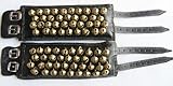 Ankle Bell 4 Line Leather Ghungroo chalangai for all Indian classical dance