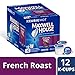 MAXWELL HOUSE French Roast Dark Roast Coffee, Keurig K Cups, Caffeinated (72 Pack) Bulk K Cup Coffee Pods for Your Morning Routine, an Energy Boost or a Pick Me Up Great with Creamer Kosher