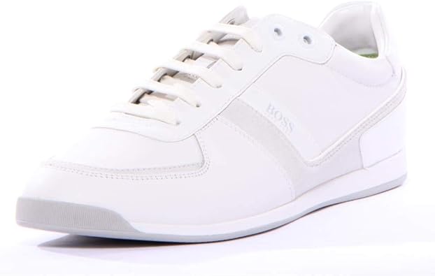 mens white hugo boss trainers